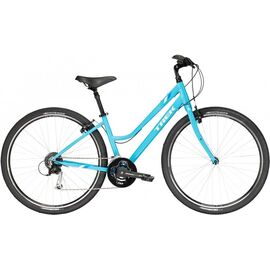 Городской велосипед Trek Verve 3 Wsd L 700C 2018, Вариант УТ-00217449: Рама: 21L (Рост: 180-185см), Цвет: California Sky Blue, изображение  - НаВелосипеде.рф