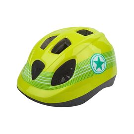 Шлем велосипедный детский Polisport XS KIDS POPSTAR, multi colour (Green), Вариант УТ-00218085: Размер: XS 46/53, изображение  - НаВелосипеде.рф