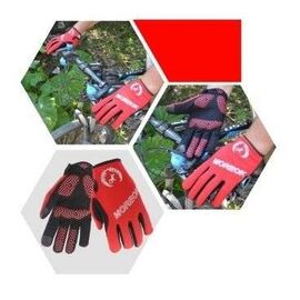 Велоперчатки MOREOK, красный, Вариант УТ-00209478: Размер: L, изображение  - НаВелосипеде.рф