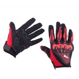 Велоперчатки AXE RACING, черный/красный, Вариант УТ-00216913: Размер: L, изображение  - НаВелосипеде.рф