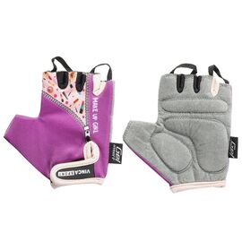 Велоперчатки Vinca Sport Make up girl, детские, гелевые вставки, Вариант УТ-00216915: Размер: 6XS, изображение  - НаВелосипеде.рф