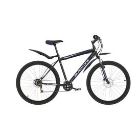Горный велосипед Black One Onix D 27,5" 2020, Вариант УТ-00211588: Рама: 16" (Рост: 150-165см), Цвет: черный/синий/серый, изображение  - НаВелосипеде.рф