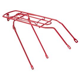 Багажник велосипедный STELS, 18", сталь, красный, 010039, изображение  - НаВелосипеде.рф