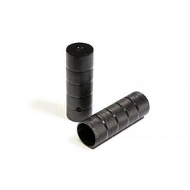 Пеги велосипедные MESSING TG-009A , под ось 3/8", D38 мм, L-110 мм, черный, 1PGSED000003, изображение  - НаВелосипеде.рф