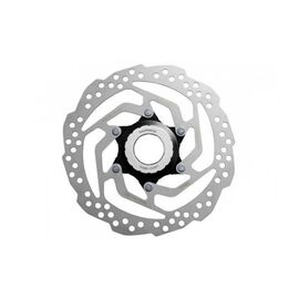 Ротор велосипедный Shimano Alivio SM-RT10M, 180мм, Center Lock, с lock ring, только для пластиковых колодок, ESMRT10M2, изображение  - НаВелосипеде.рф