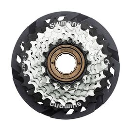 Трещотка велосипедная Shimano Tourney TZ510, 7 скоростей, 14-34T с защитой, без упаковки, AMFTZ5107434CP, изображение  - НаВелосипеде.рф
