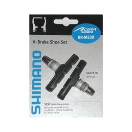 Тормозные колодки SHIMANO для v-brake BR-M330, 50 пар Y8GP9803A, изображение  - НаВелосипеде.рф
