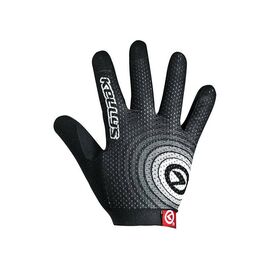 Велоперчатки детские KELLYS INSTINCT long, чёрно-белые, Gloves INSTINCT long , black/white, Вариант УТ-00017064: Размер: L, изображение  - НаВелосипеде.рф