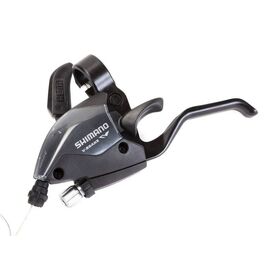 Шифтер/Тормозная ручка SHIMANO Tourney EF51-A, левый, 3  скорости, трос 1800 мм, черный, ASTEF51ALSB, изображение  - НаВелосипеде.рф