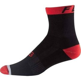 Носки Fox Logo Trail 6-inch Sock Flame, красный, 18465-122-L/XL, Вариант УТ-00043654: Размер: L/XL (42-47 см), изображение  - НаВелосипеде.рф