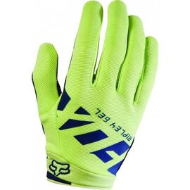 Велоперчатки женские Fox Ripley Gel Womens Glove, сине-желтые, 2017, 18476-046-S, Вариант УТ-00042795: Размер: L (182-188 мм), изображение  - НаВелосипеде.рф
