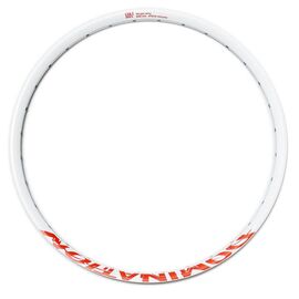 Обод велосипедный Colt Bikes 27,5" 584x25 DOMINATION SL 32H, бело-красный, 3182q32ph0Red, изображение  - НаВелосипеде.рф
