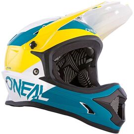 Шлем велосипедный O'Neal BACKFLIP Helmet BUNGARRA 2.0, white/green/yellow, 0500-513, Вариант УТ-00204432: Размер: M (57/58cm), изображение  - НаВелосипеде.рф
