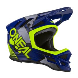 Шлем велосипедный O'Neal BLADE Polyacrylite Helmet DELTA, blue/neon yellow, 0453-514, Вариант УТ-00219072: Размер: L (59/60 cm), изображение  - НаВелосипеде.рф
