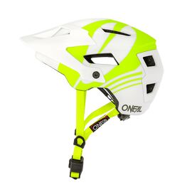 Шлем велосипедный O'Neal DEFENDER Helmet NOVA, white/neon yellow, 0502-765, Вариант УТ-00219080: Размер: L/58-XL/61, изображение  - НаВелосипеде.рф