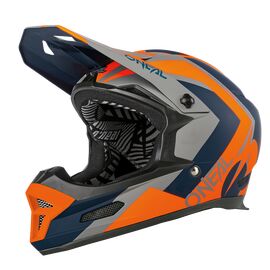 Шлем велосипедный O'Neal FURY Helmet HYBRID, blue/orange, 0499-834, Вариант УТ-00219082: Размер: L (59/60cm), изображение  - НаВелосипеде.рф