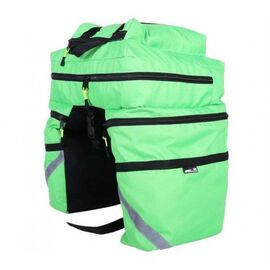 Велорюкзак вр 021.030, 30л, на багажник, зеленый, 500001 Green, изображение  - НаВелосипеде.рф
