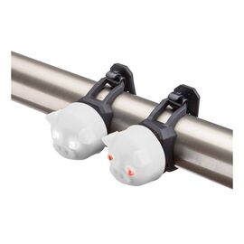 Фонари велосипедные габаритные STELS JY-339P, передний и задний, комплект, белые, 560188, изображение  - НаВелосипеде.рф