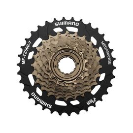 Трещотка SHIMANO TOURNEY TZ500, 7скоростей, 7х14-34, EMFTZ5007434, в упаковке, коричневый, 2-6123, изображение  - НаВелосипеде.рф