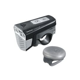 Фара велосипедная Topeak SoundLite USB, передняя, Black, TMS077B, изображение  - НаВелосипеде.рф