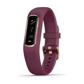 Фитнес-браслет Garmin vivosmart 4, EEU, S/M, Merlot/Rose Gold, 010-01995-21, изображение  - НаВелосипеде.рф