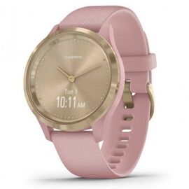 Смарт-часы Garmin vivomove 3S, S/E EU, Silicone, Light Gold, Dust Rose, 010-02238-21, изображение  - НаВелосипеде.рф