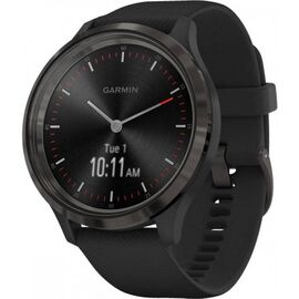 Смарт-часы Garmin vivomove 3, S/E EU, Silicone, Slate, Black, 010-02239-21, изображение  - НаВелосипеде.рф