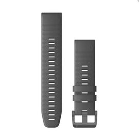 Ремешок сменный для смарт-часов Garmin fenix 6, 22mm, Silicone, Black, 010-12863-00, изображение  - НаВелосипеде.рф