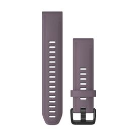 Ремешок сменный для спортивных часов Garmin fenix 6s, 20mm, Silicone, Purple Storm, 010-12871-00, изображение  - НаВелосипеде.рф