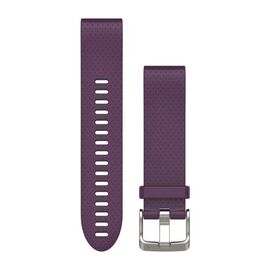 Ремешок сменный для спортивных часов Garmin QuickFit, 20mm, силикон, Amethyst Purple (Фиолетовый), 010-12491-15, изображение  - НаВелосипеде.рф