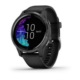 Смарт-часы Garmin Venu, GPS, Wi-Fi,  E.EU, Black/Slate, 010-02173-13, изображение  - НаВелосипеде.рф