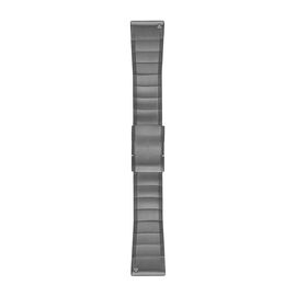 Ремешок сменный для спортивных часов Garmin fenix 5X Plus, 26mm, Carbon Gray DLC Titanium, 010-12741-01, изображение  - НаВелосипеде.рф