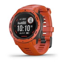 Смарт-часы Garmin Instinct Solar, Flame Red, 010-02293-20, изображение  - НаВелосипеде.рф