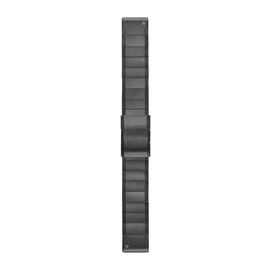 Ремешок сменный для спортивных часов Garmin fenix 5 Plus, 22mm, QuickFit, DLC Titanium, Carbon Gray, 010-12740-02, изображение  - НаВелосипеде.рф