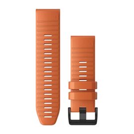 Ремешок сменный для смарт-часов Garmin fenix 6x, 26mm, Garmin, Ember Orange, 010-12864-01, изображение  - НаВелосипеде.рф