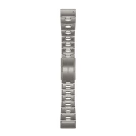 Ремешок сменный для смарт-часов Garmin fenix 6x, 26mm, Vented Titanium Bracelet, 010-12864-08, изображение  - НаВелосипеде.рф