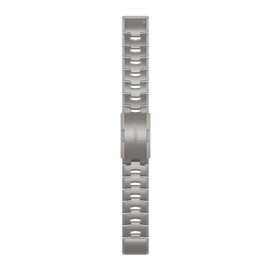 Ремешок сменный для смарт-часов Garmin fenix 6, 22mm, Vented Titanium Bracelet, 010-12863-08, изображение  - НаВелосипеде.рф