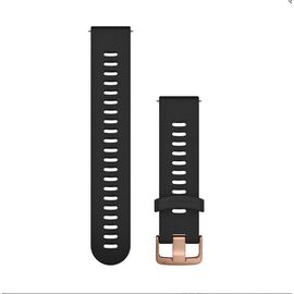 Ремешок сменный для спортивных часов Garmin Forerunner 645, Rose Gold Hardware, Black, 010-11251-1H, изображение  - НаВелосипеде.рф