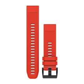 Ремешок сменный для спортивных часов Garmin QuickFit, 22mm, силикон, Red (Красный), 010-12496-03, изображение  - НаВелосипеде.рф