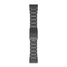 Ремешок сменный для часов Garmin QuickFit, 26mm, оригинал для Descent, Carbon Gray DLC Titanium Band, 010-12580-00, изображение  - НаВелосипеде.рф