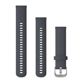 Ремешок сменный для спортивных часов Garmin Venu, 20mm, Band, Blue Granite/Silver, 010-12932-10, изображение  - НаВелосипеде.рф