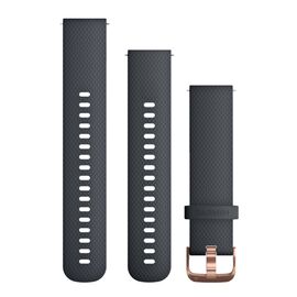 Ремешок сменный для спортивных часов Garmin vivoactive 3 Music, Band, Blue Granite/Rose, 010-12561-11, изображение  - НаВелосипеде.рф