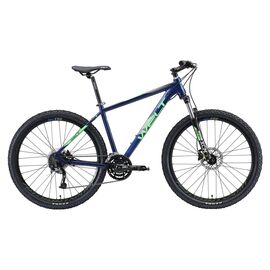 Горный велосипед Welt Rockfall 4.0 27,5" 2020, Вариант УТ-00201034: Рама: L (Рост: 180-190 см), Цвет: сине-зеленый , изображение  - НаВелосипеде.рф
