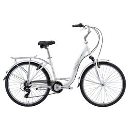 Городской велосипед Welt Grace 7 26" 2020 , Вариант УТ-00208456: Рама: М (Рост: 160 -175 см), Цвет: белый, изображение  - НаВелосипеде.рф