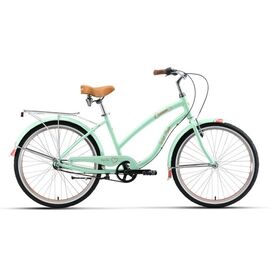 Городской женский велосипед Welt Queen Al 3 26" 2020, Вариант УТ-00197888: Рама: one size, Цвет: салатовый, изображение  - НаВелосипеде.рф