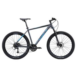 Горный велосипед Welt Rockfall 5.0 27,5" 2020, Вариант УТ-00197829: Рама: L (Рост: 180-190 см), Цвет: серо-синий , изображение  - НаВелосипеде.рф