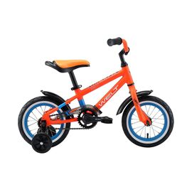 Детский велосипед Welt Dingo 12" 2020 , Вариант УТ-00187560: Возраст ребенка: 2-4 года( рост до 105 см), Цвет: оранжево-синий , изображение  - НаВелосипеде.рф