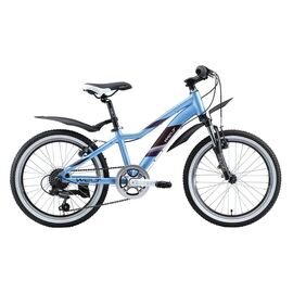 Детский велосипед Welt Edelweiss 20" 2020 , Вариант УТ-00192051: Возраст ребенка: 5-9 лет (рост до 135 см), Цвет: зелено-синий , изображение  - НаВелосипеде.рф