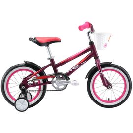 Детский велосипед Welt Pony 14" 2020 , Вариант УТ-00187559: Возраст ребенка: 3-5 лет (рост до 115 см), Цвет: фиолетово-розовый, изображение  - НаВелосипеде.рф