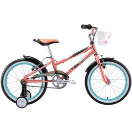 Детский велосипед Welt Pony 18" 2020, Вариант УТ-00197881: Возраст ребенка: 4-6 лет (рост до 125 см), Цвет: розово-синий , изображение  - НаВелосипеде.рф